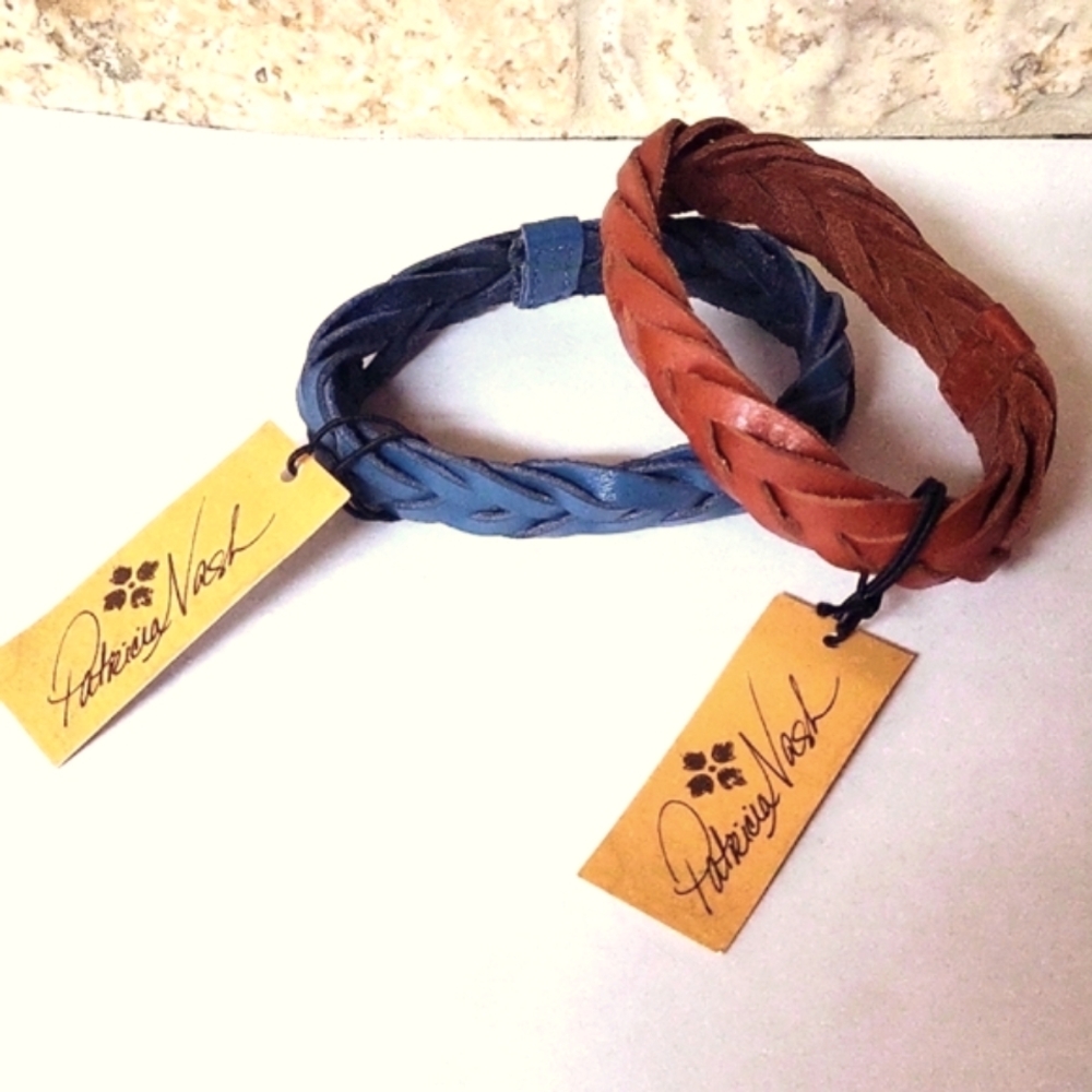 Patricia Nash Braided Leather Bracelets